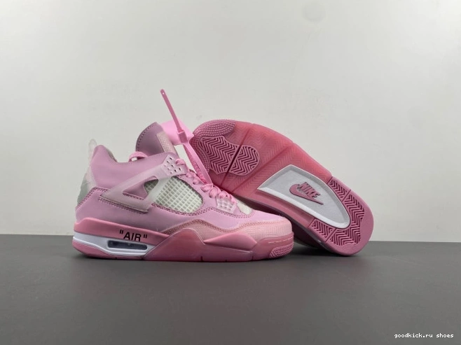 PINK OFF-WHITE JORDAN X 4 0629